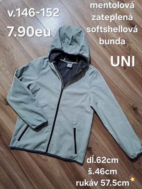 Zateplená softshellová bunda, 146
