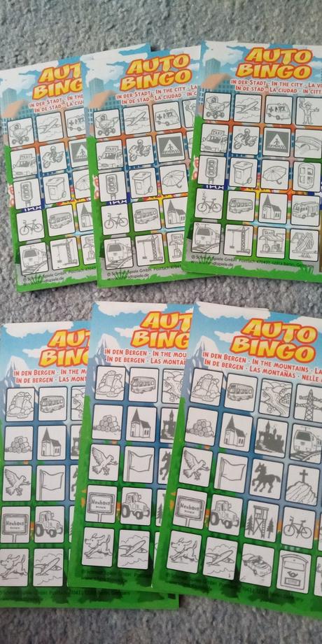 Autobingo hra na cesty, 