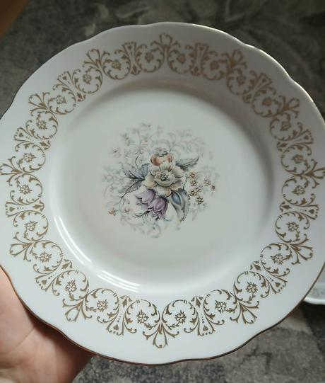 Plytké taniere na doplnenie - vzor farebné kvety, 