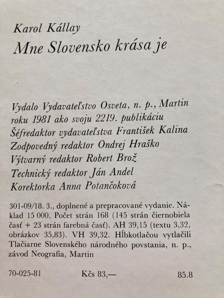 Mne slovensko krása je kállay karol (1981),