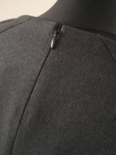 F&f tmavo sivé business šaty, f&f,s