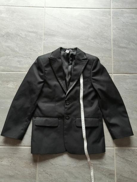 Kvalitné čierne sako ham, v128, h&m,128