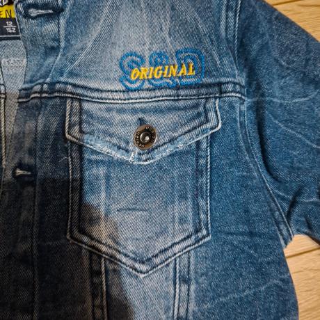 Rifľová bunda 152, denim,152