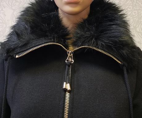 Flaušový kabát, camaieu,36