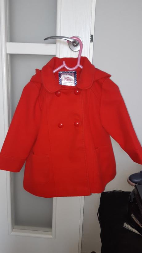 Cerveny prechodny kabatik, f&f,98