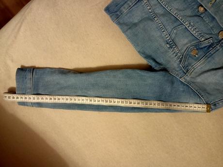 Rifľová bunda, veľ. 140, h&m, h&m,140