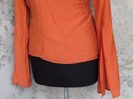 Kvalitna trendy zavinovacia bluzka, 40