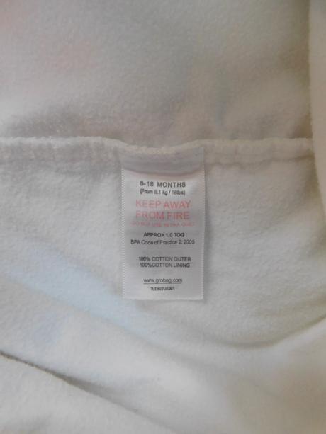 Spací vak grobag 1,0 tog na 2 roky,