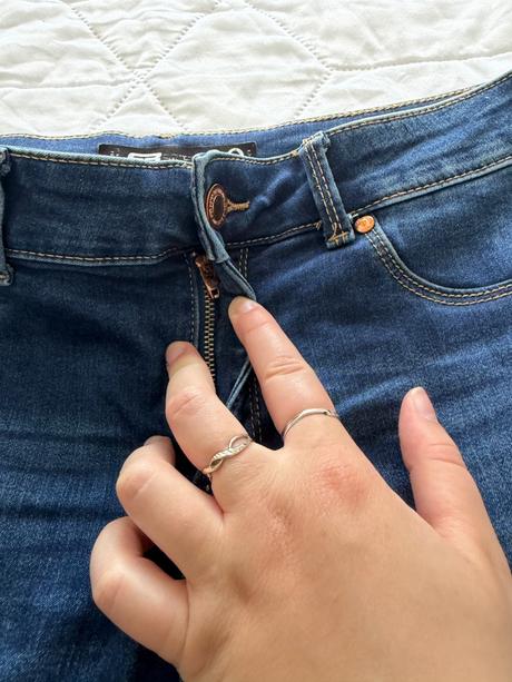 Tmavomodré elastické skinny rifle, new yorker,30