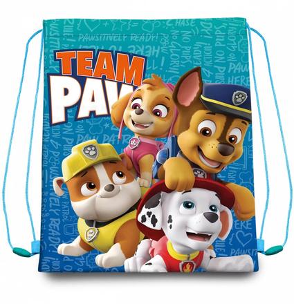 Vrecko na prezúvky paw patrol team 40cm,
