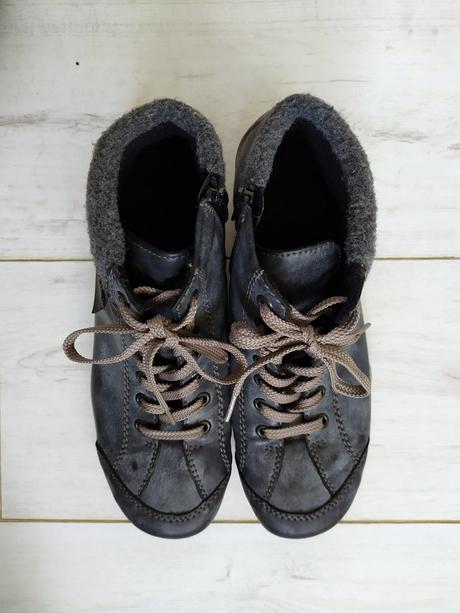 Kožené kotníčky rieker comforto, rieker,41