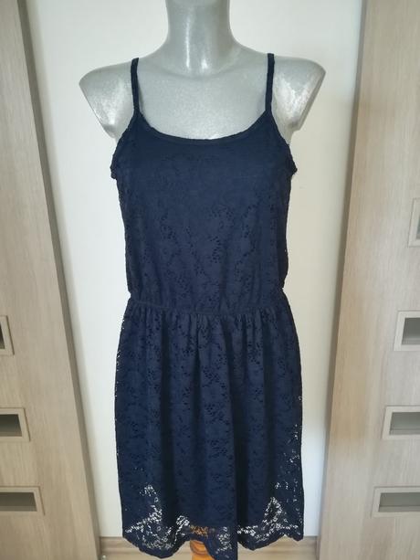 Čipkované šaty, h&m,m
