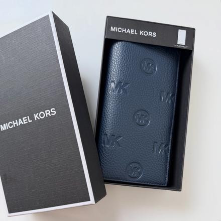 Michael kors peňaženka pánska tmavomodrá, michael kors