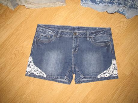 Riflové šortky s madeirou v. 44, esmara,44