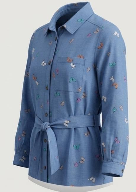 Košeľové šaty, h&m,128