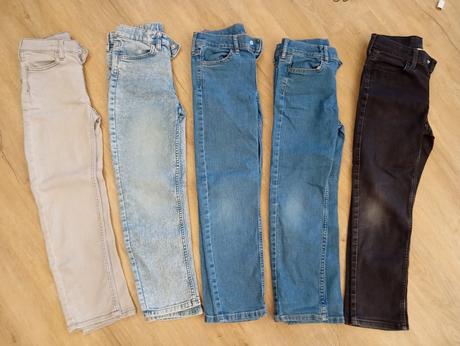 5x rifle h&m superstretch slim fit jeans, h&m,128