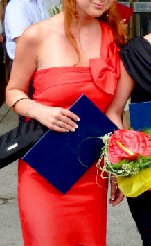 Šaty na jedno ramienko, 40