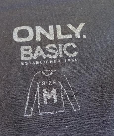 Čierne tričko only, veľ. m, only,m