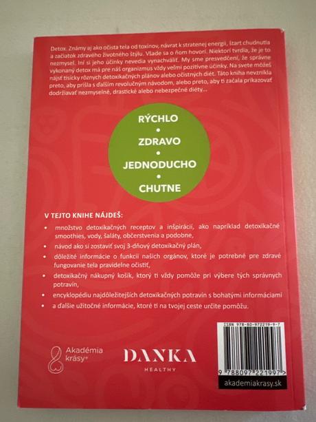 Kniha čas na detox, 