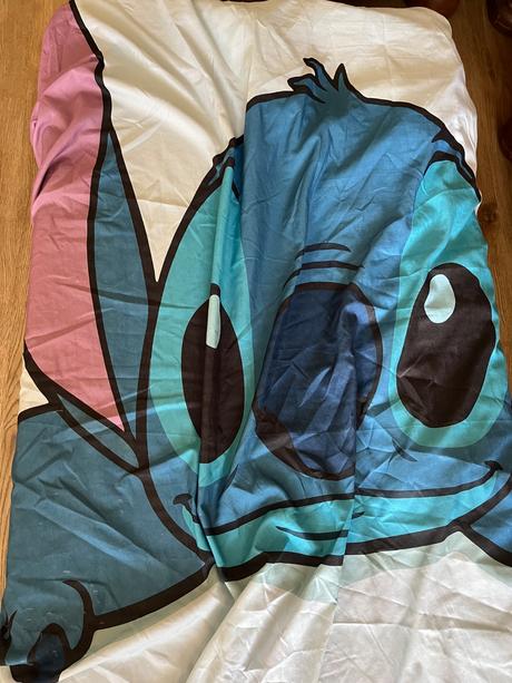 Stitch napínacia plachta na matrac, šírka (cm): 140,dĺžka (cm): 200