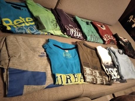 16 ks,balik chlapčenského oblečenia 158/164, 158–170