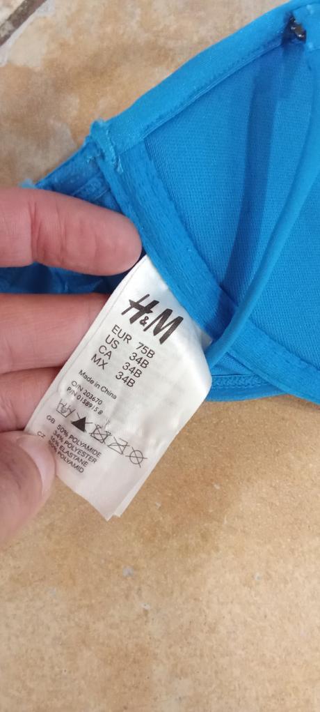 Plavková podprsenka, h&m,m