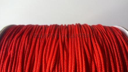 Shamballa šnúrka nylonová červená - 1,5 mm, 