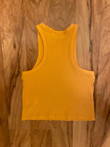 Oranžový crop-top, h&m,134