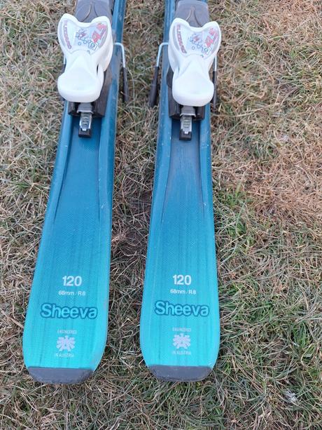 Predám 120 cm lyže blizzard + lyžiarky 36 /230mm/, blizzard,120-129 cm