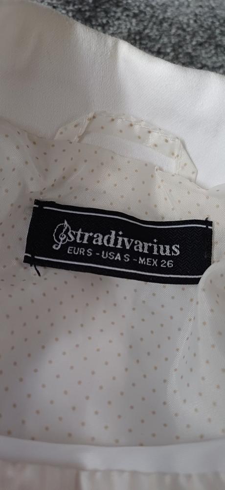Biele sako v.36, stradivarius,36