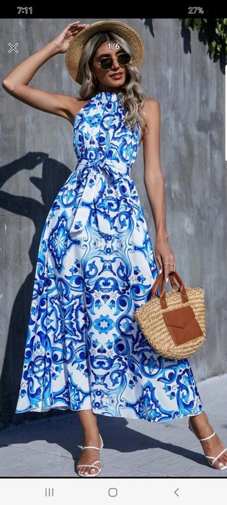 Dlhé šaty kvetinové poštovné zadarmo, l / m / s / xs