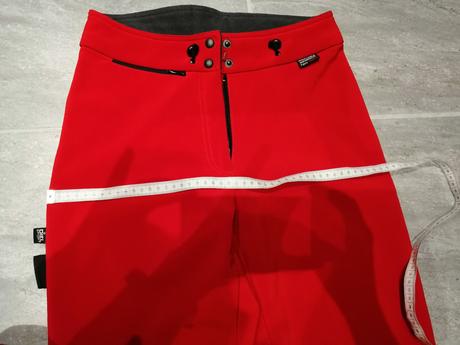 Softshell zimné červ.nohav.v36,10tis dýchat,elast., 36