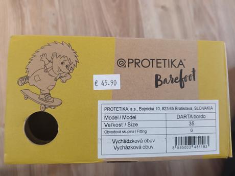 Kožené topánky protetika darta, protetika,35