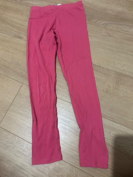 Vrúbkované legínky, h&m,134