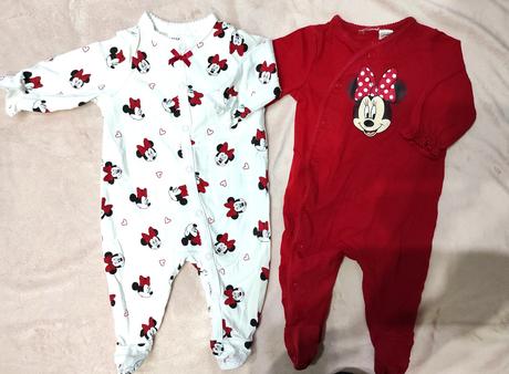 Mickey mouse overal na spanie 2ks, h&m,56