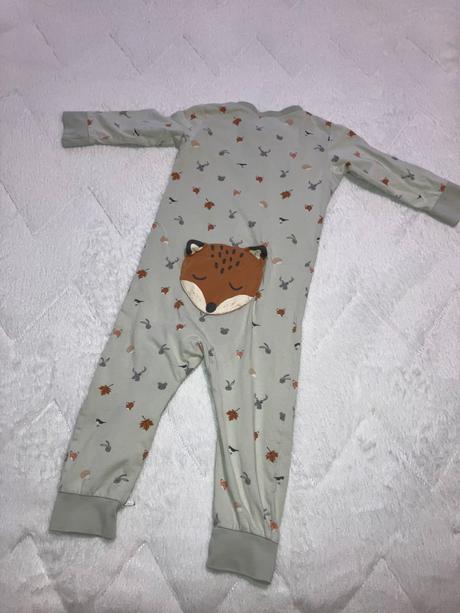 Pyžamo - overal - s aplikáciou líšky na zadku, lindex,92