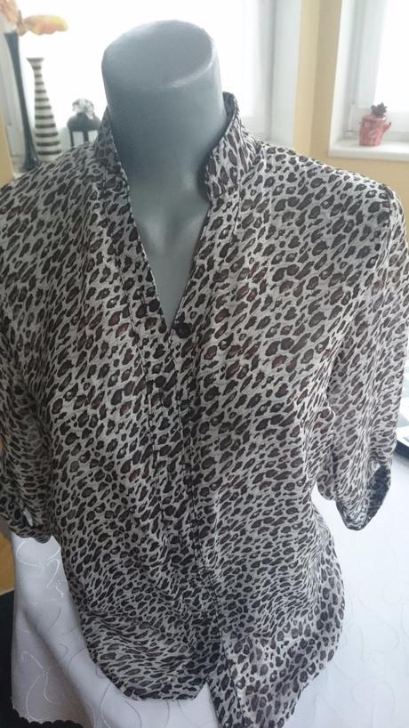 Bluzka šifon leo tigria, l