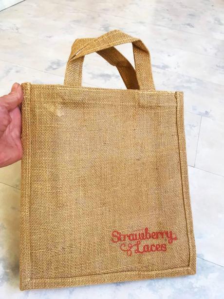 Jutová naturálna taška,