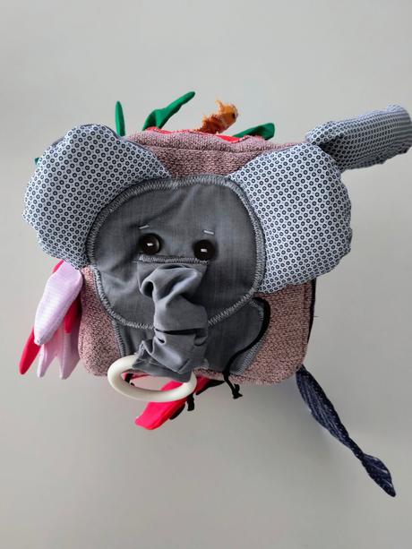 Didaktická montessori látková kocka, 