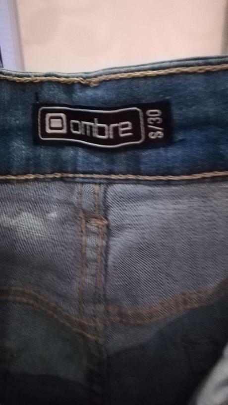 Riflové kraťasy ombre, s