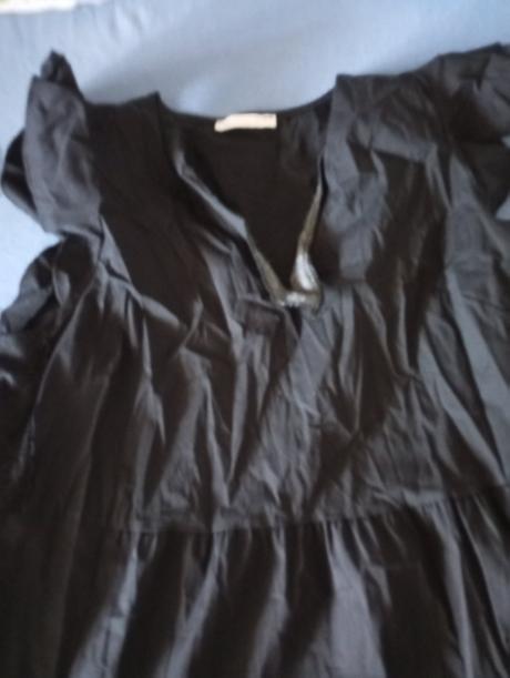 Čierne volené saty, h&m,42