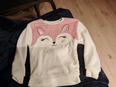 Teplucka búrka mikina 122 ale sadne už od 110 -122, 