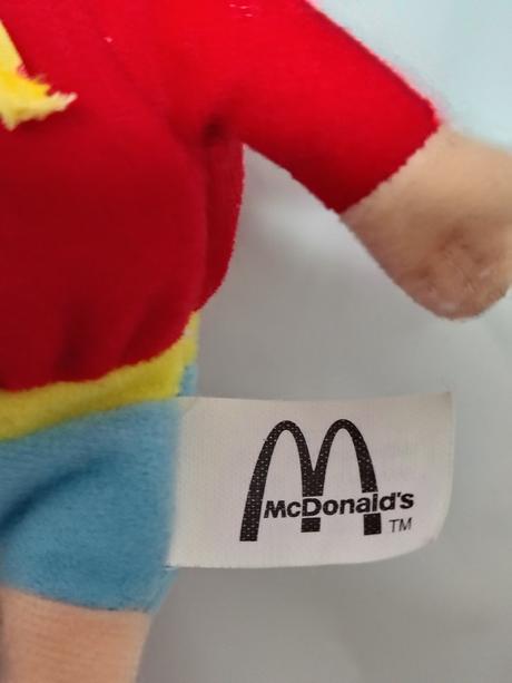 Plyšový retro noddy, mcdonald's 2001, 18 cm, 