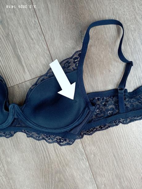 Krásna double push-up podprsenka (s poštou), tezenis,75b