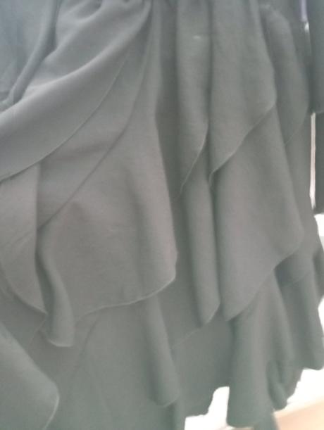 Čierne volanikove saty, m