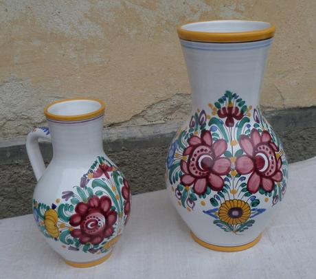 Krčah - 2ks modranská keramika, 