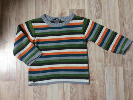 Pásikavý pulovrik h&m top stav, h&m,86