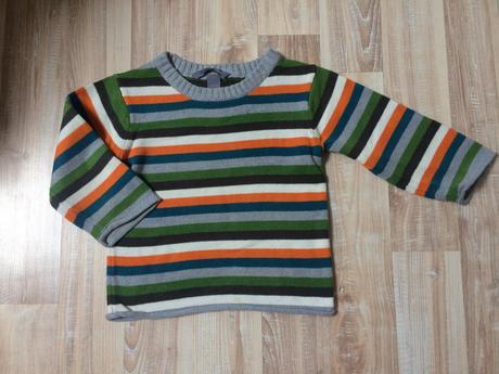 Pásikavý pulovrik h&m top stav, h&m,86