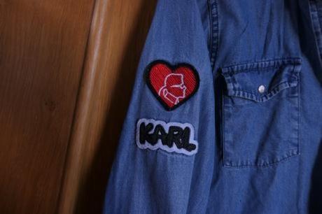 Karl lagerfeld riflova moderna, trendy kosela m, m