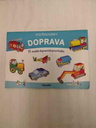 Vystrihovačky doprava 11 modelov, infoa, 30x21 cm, 